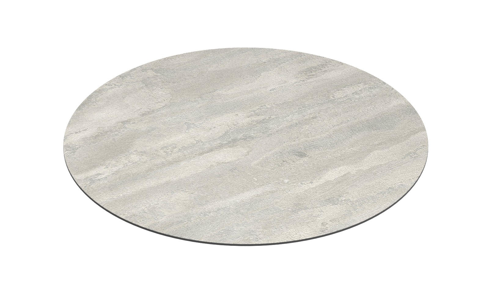 Blat okrągły - szary beton - Ø90 cm