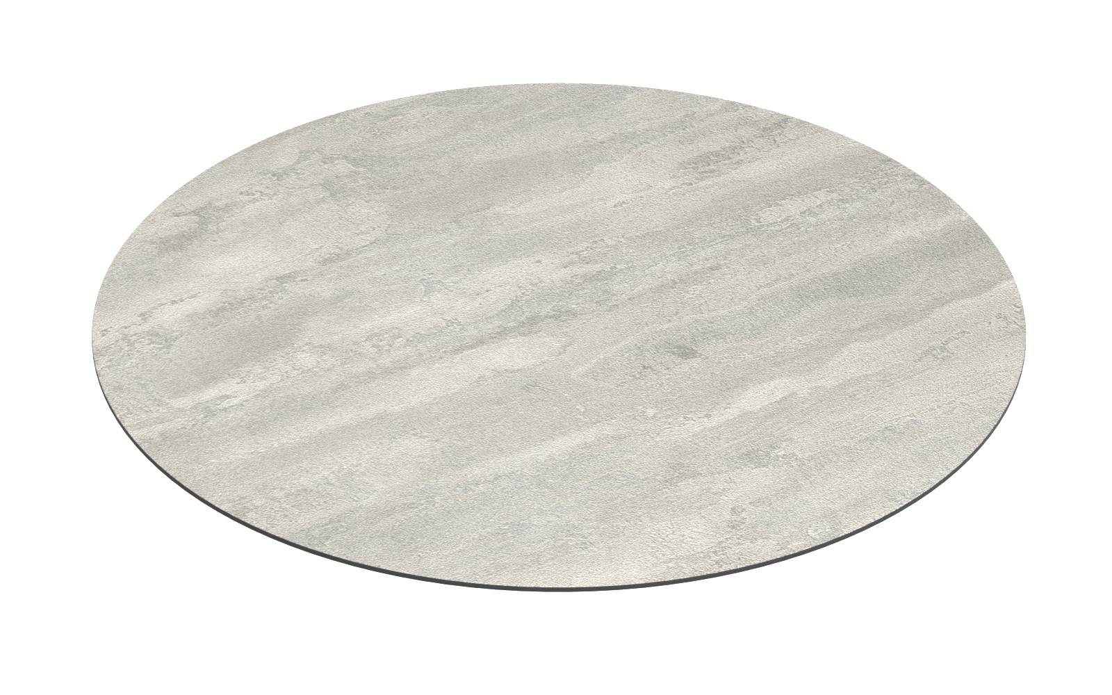 Blat okrągły - szary beton - Ø90 cm