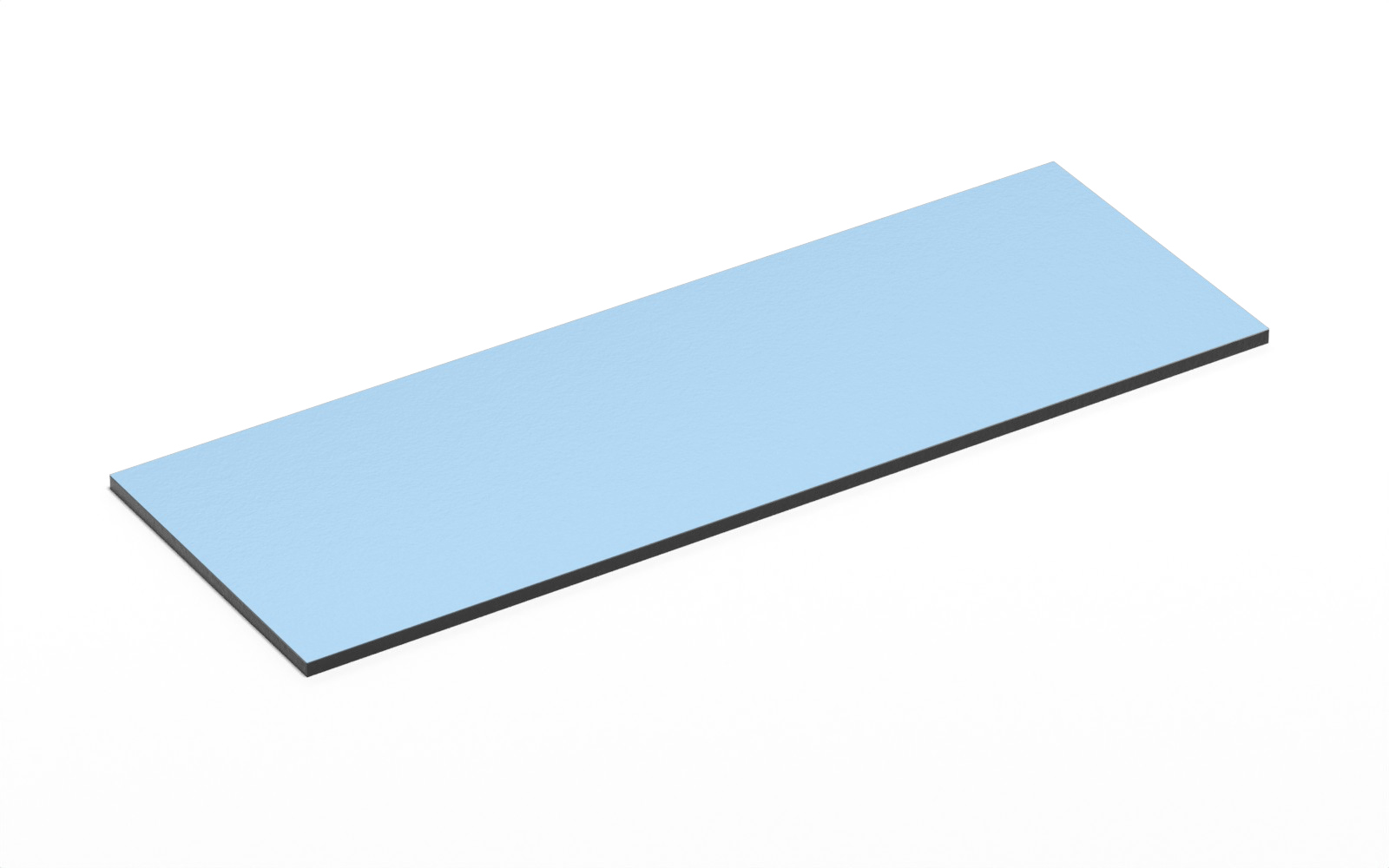 Płyta HPL 10 mm - 1750x250 mm, Jasny Niebieski (0718 FH) - S2:E0096